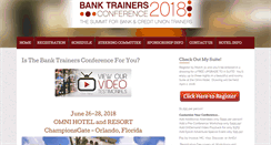 Desktop Screenshot of banktrainers.com